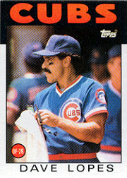1986 Topps Baseball Cards      125     Dave Lopes